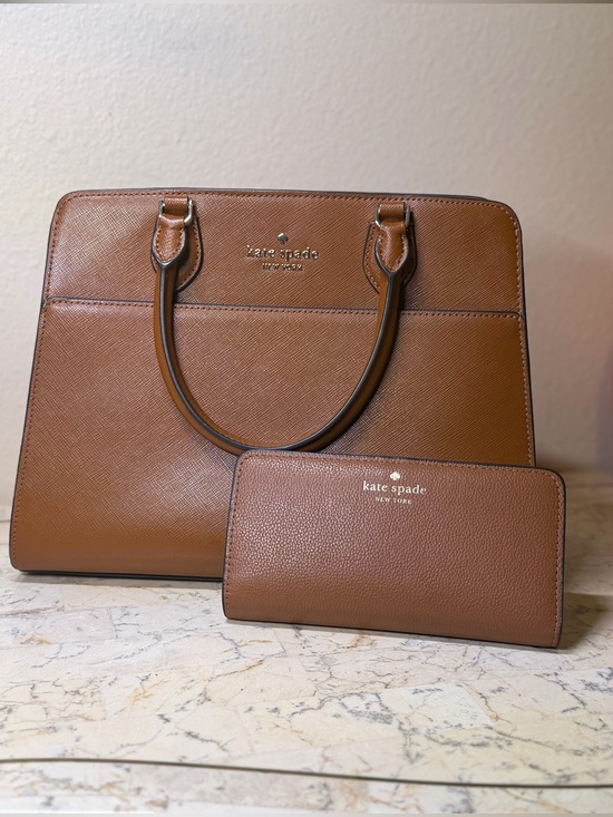 kate spade Handbags - kate spade Brown leather satchel with matching wallet